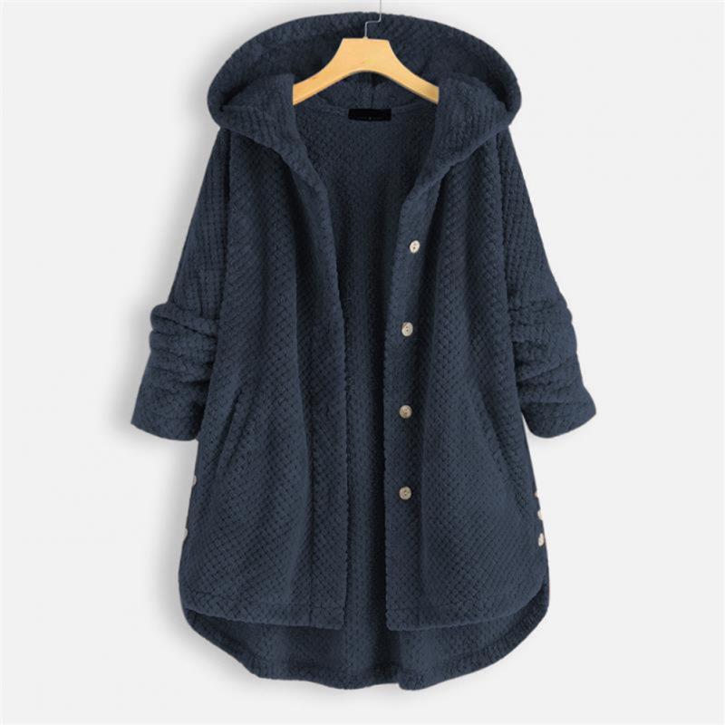 Variant image for Damen-Fleecejacke, wendbar, mit Kapuze, weiches Polyester-49