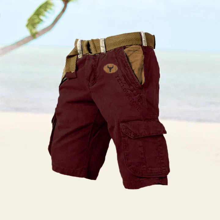 Cargoshorts für Herren aus Stretchmaterial mit 6 Taschen – klassisches Design für Outdoor-Aktivitäten und Alltagsgebrauch 2