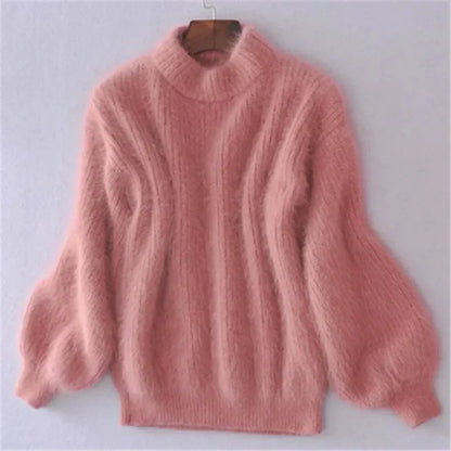 Damen-Strickpullover aus Angora-Mischung mit Vintage-Design – weich und bequem für alle Anlässe 9