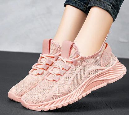 Damen-Chunky, Sohle, Schuhe, Leopardenmuster, atmungsaktives Material-3