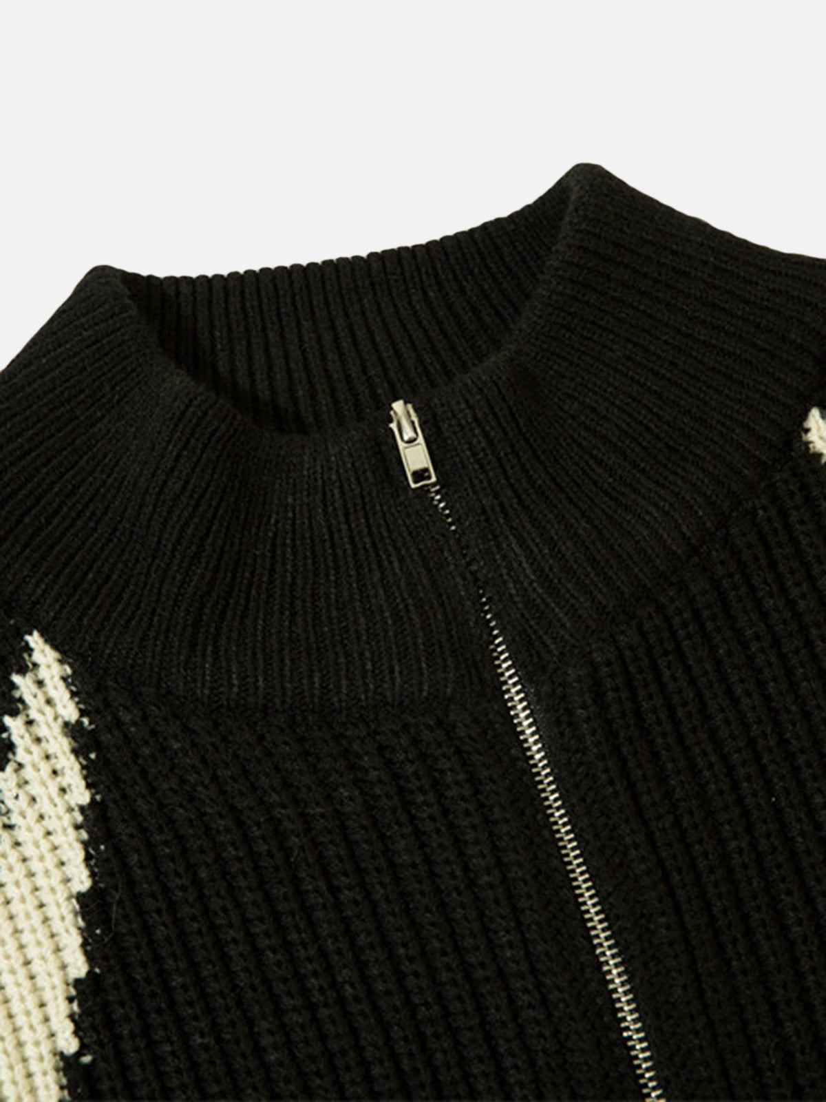 Herrenjacke, gewebt, mit Reißverschluss, Polyester, klassischer Stil-5