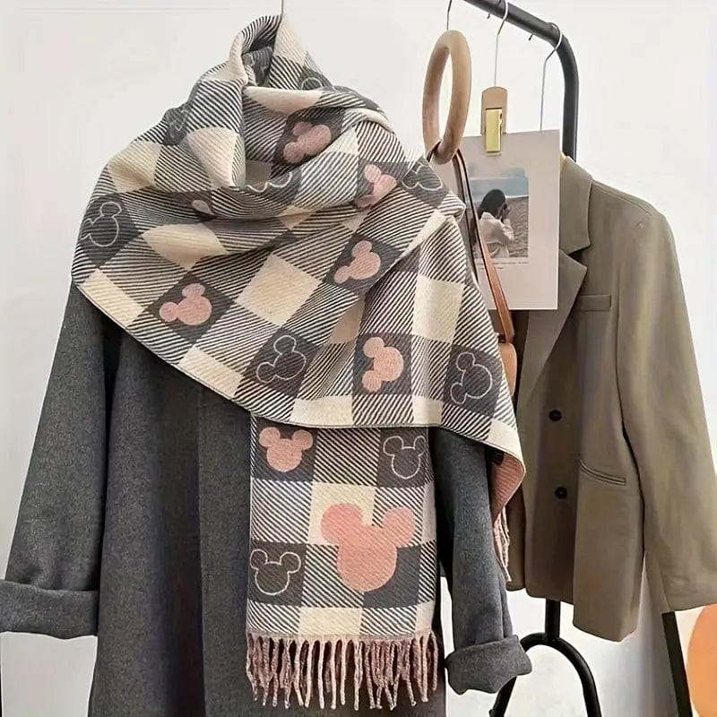 Damen-Schal, Fleece, elegant, weich und warm-1