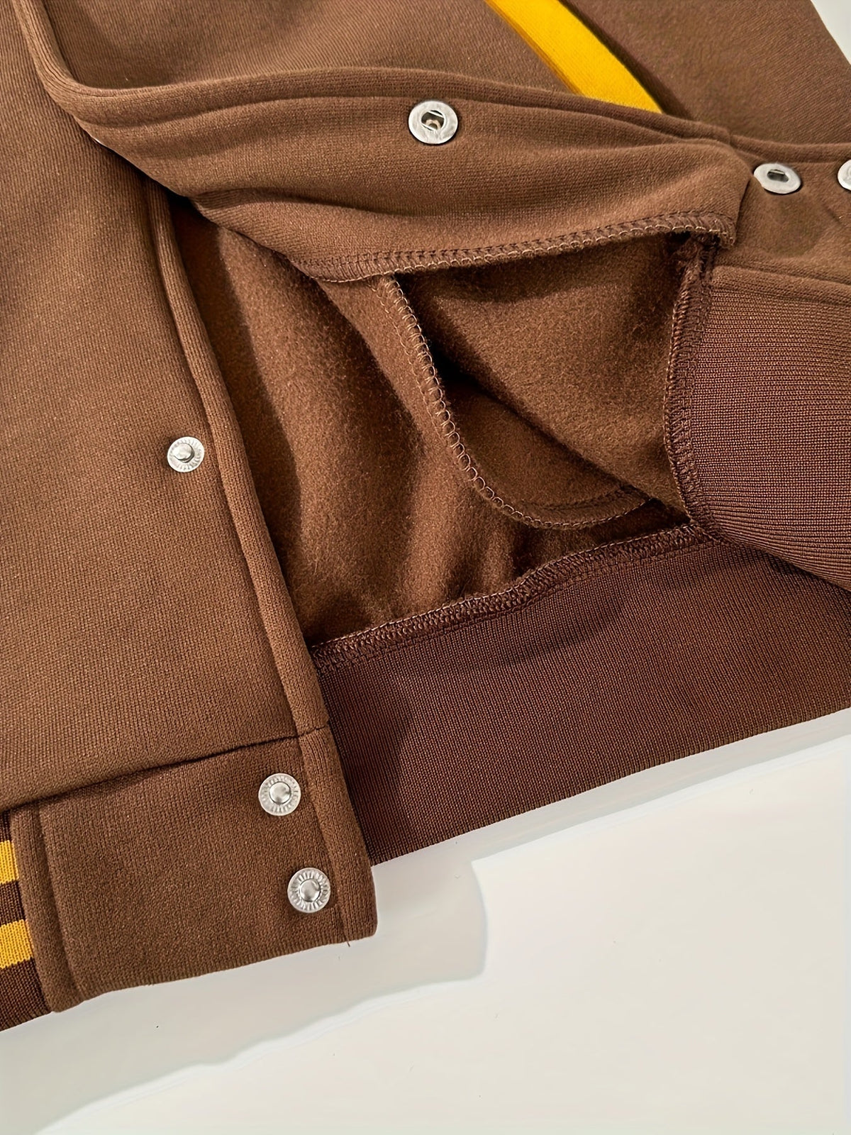 2-teiliger Jogginganzug für Damen mit gefütterter Kapuzenjacke und passender Jogginghose – trendiges Colorblocking-Design in Khaki 6
