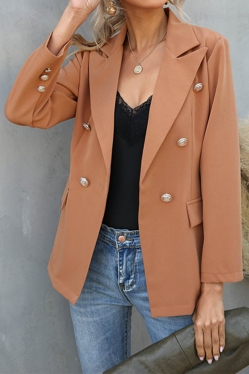 Damenjacke aus weicher Polyester-Mischung – lockere Passform für den Alltag, elegantes Design und Details, Größen S-XL 10