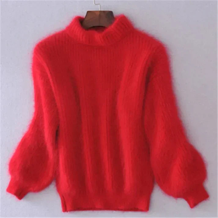 Damen-Strickpullover aus Angora-Mischung mit Vintage-Design – weich und bequem für alle Anlässe 6