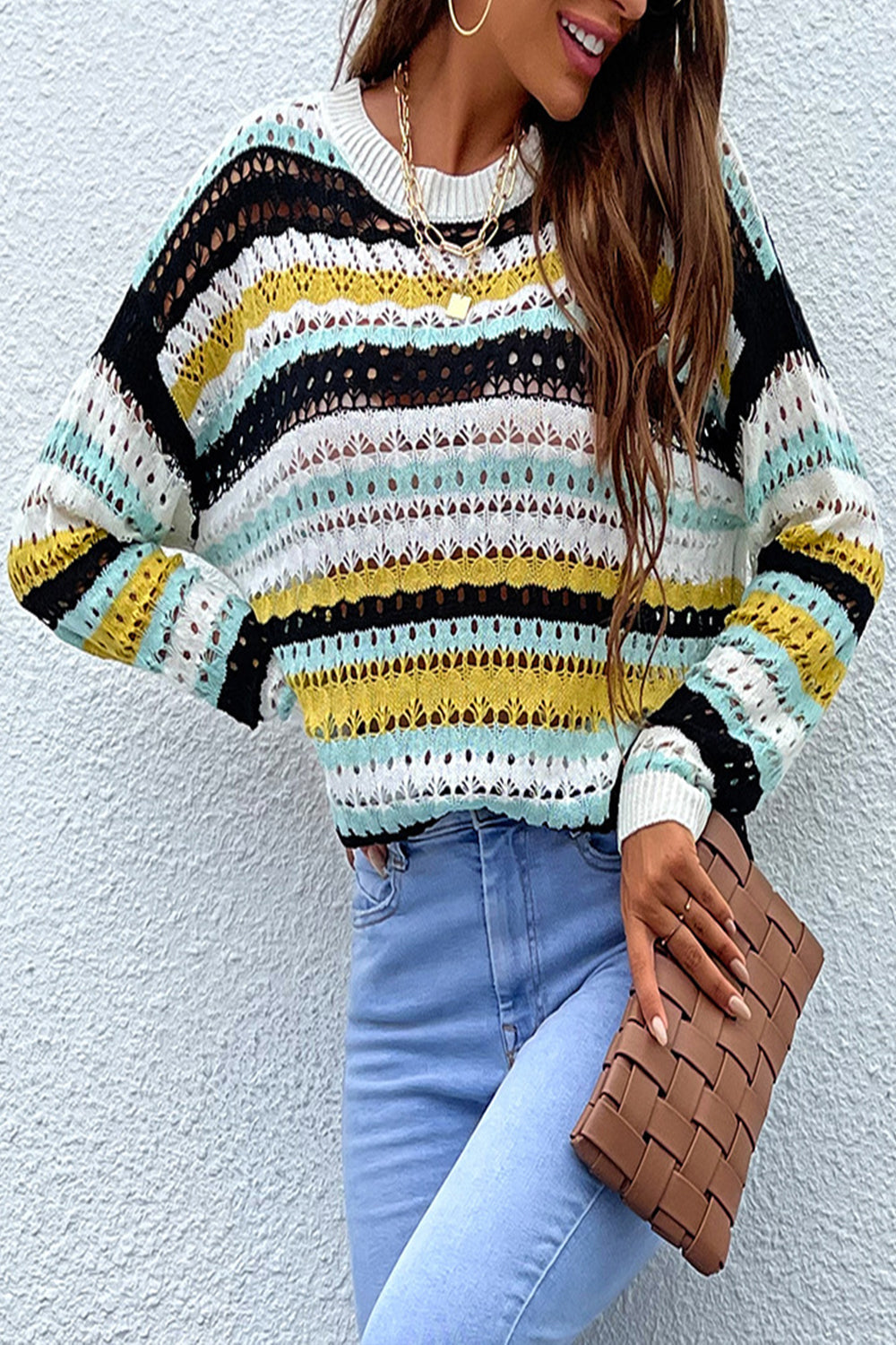 Damen-Sweatshirt, kurzärmelig, Patchwork-2