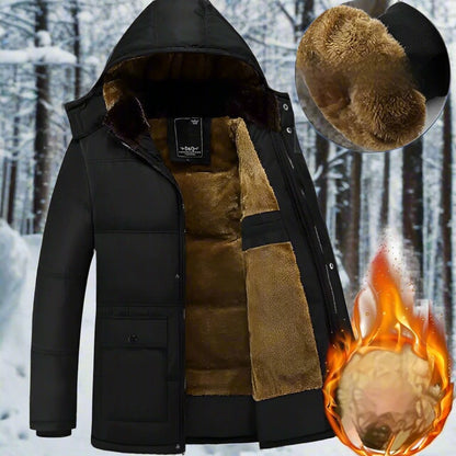 Damen Winterjacke Lang Isoliert Klassisches Design Polyester-3