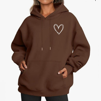 Variantenbild für langen Damen-Hoodie mit lässigem Design aus 100% Baumwolle-10