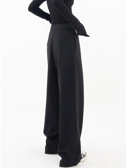 Damen-Baggyhose mit asymmetrischem Design, 100% Baumwolle-6
