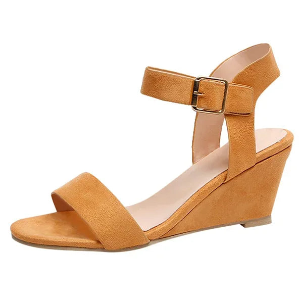 Damen-Keilsandalen Orthopädisches Design Leicht Atmungsaktiv Synthetikmaterial 4