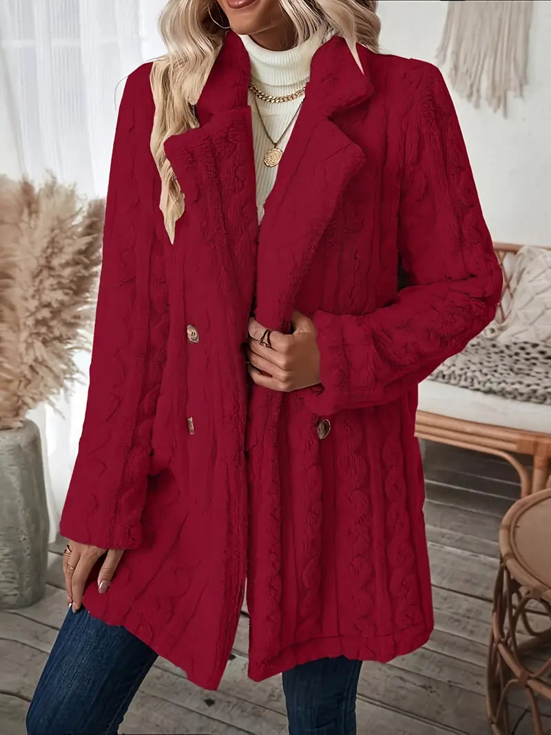 Damenjacke für den Winter aus dickem Polyester, modernes Design-2