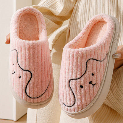 Damen-Pantoffeln, Tiermotiv, weicher Plüsch-2