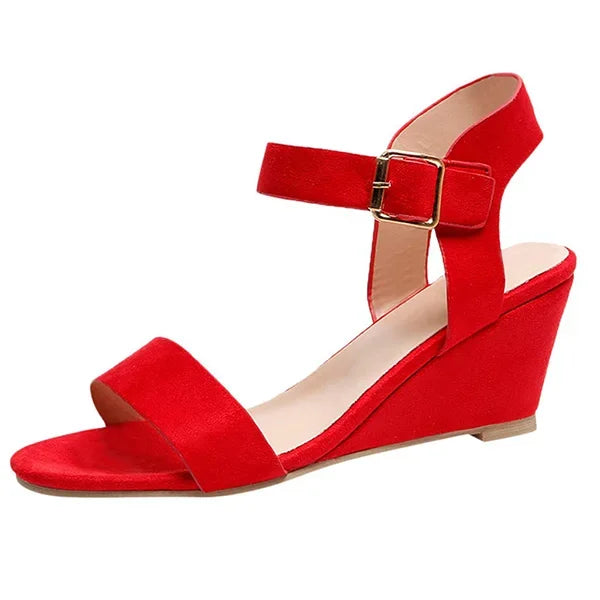 Damen-Keilsandalen Orthopädisches Design Leicht Atmungsaktiv Synthetikmaterial 3