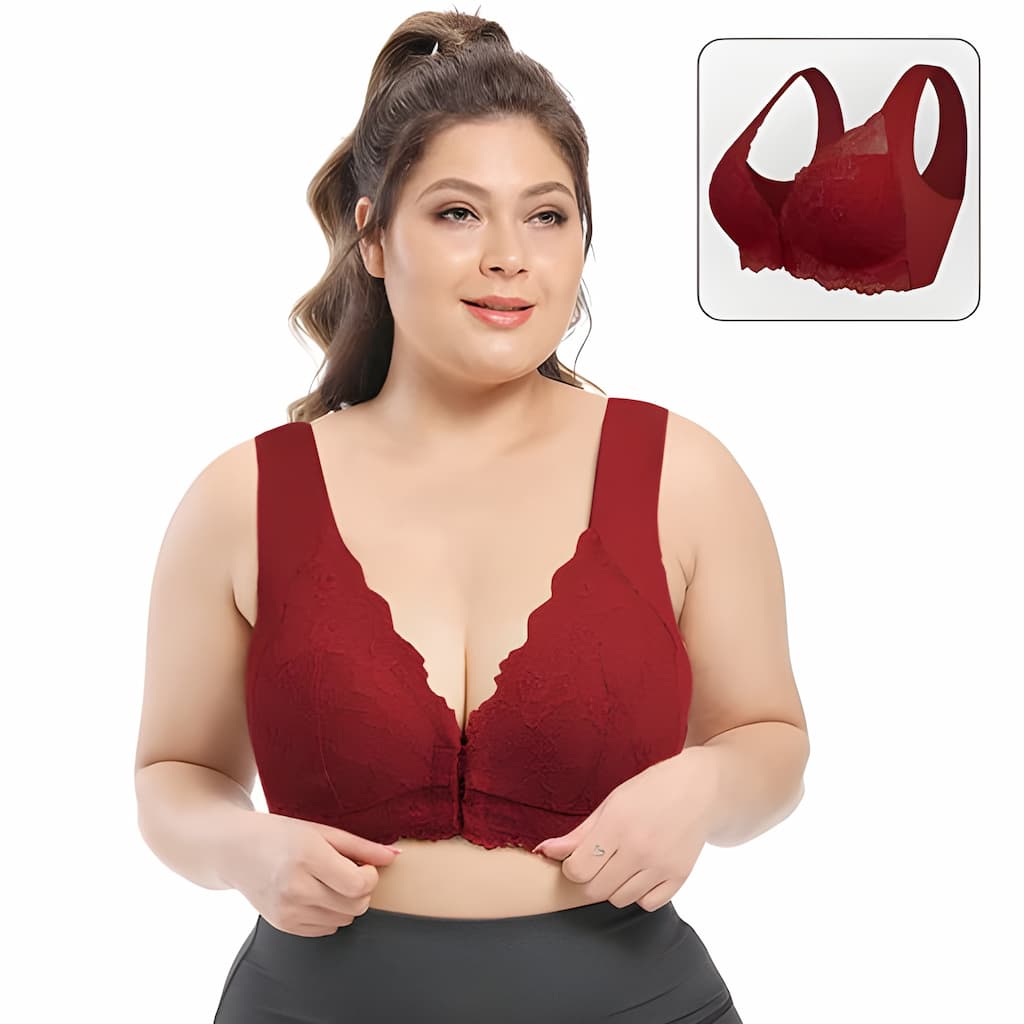 Damen-Bralette-BH, bügellos, Spitze, Polyamid 10