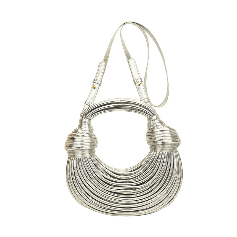 Variant image for Damen-Crossbody-Tasche, modernes Design, PU-Material, mit Außentasche-2