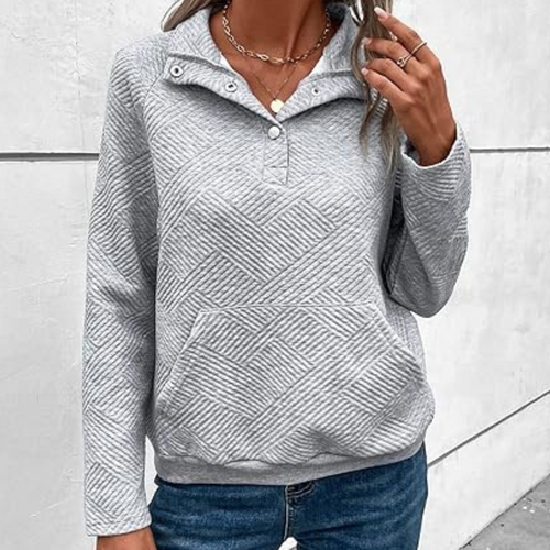 Lässiger Damenpullover aus 100 % Baumwolle – Weich und langlebig, perfekt für alle Anlässe, mehrere Größen 1