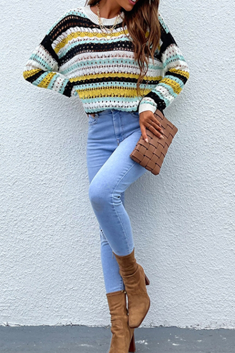 Damen-Sweatshirt, kurzärmelig, Patchwork-3