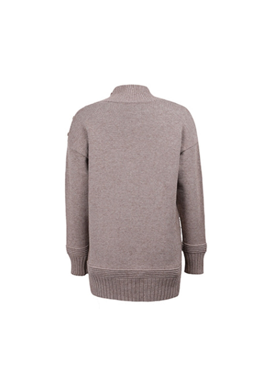 Damen-Strickpullover, mit Stehkragen, Polyester, langen Ärmeln 5