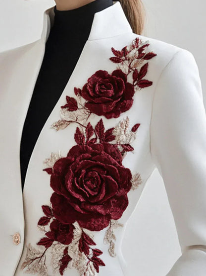 Damen-Mantel Elegant Zeitlos Polyester für alle Anlässe-5