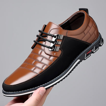 Herrenschuhe, Oxford, aus umweltfreundlichem Leder, mit elegantem Design-3