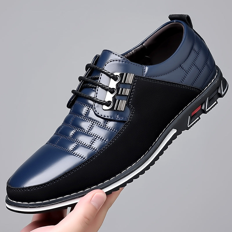 Herrenschuhe, Oxford, aus umweltfreundlichem Leder, mit elegantem Design-2