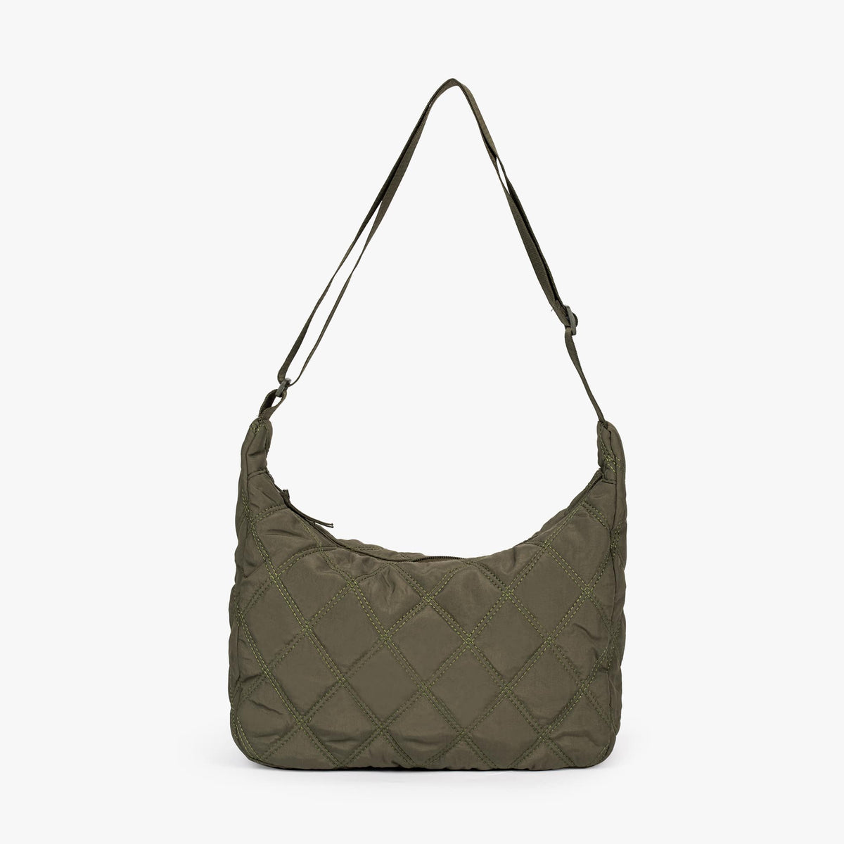 Variant image for Damen-Rucksack, gepolstert, Nylon und Baumwolle mit Rautenmuster-2
