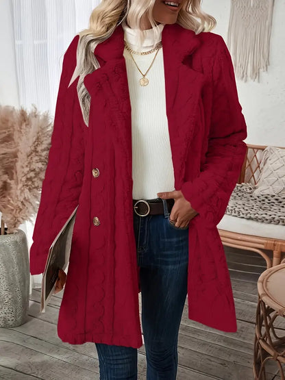 Damenjacke für den Winter aus dickem Polyester, modernes Design-3