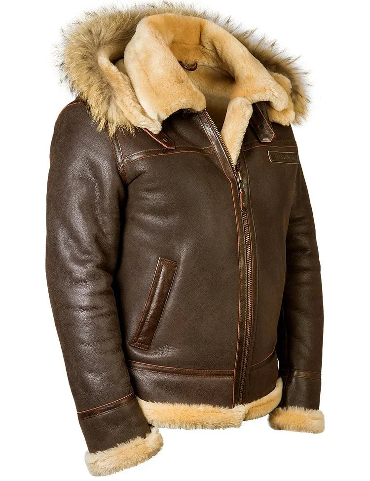 Variant image for Damen-Lederjacke, elegant, warmes Leder-1
