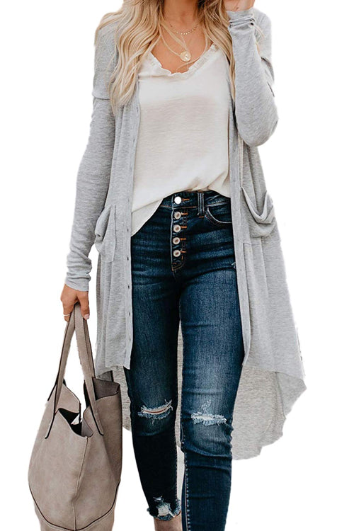 Lange Winterjacke für Damen aus weichem Acryl mit entspannter Passform – Warmer und stilvoller Wintermantel für kalte Tage 2