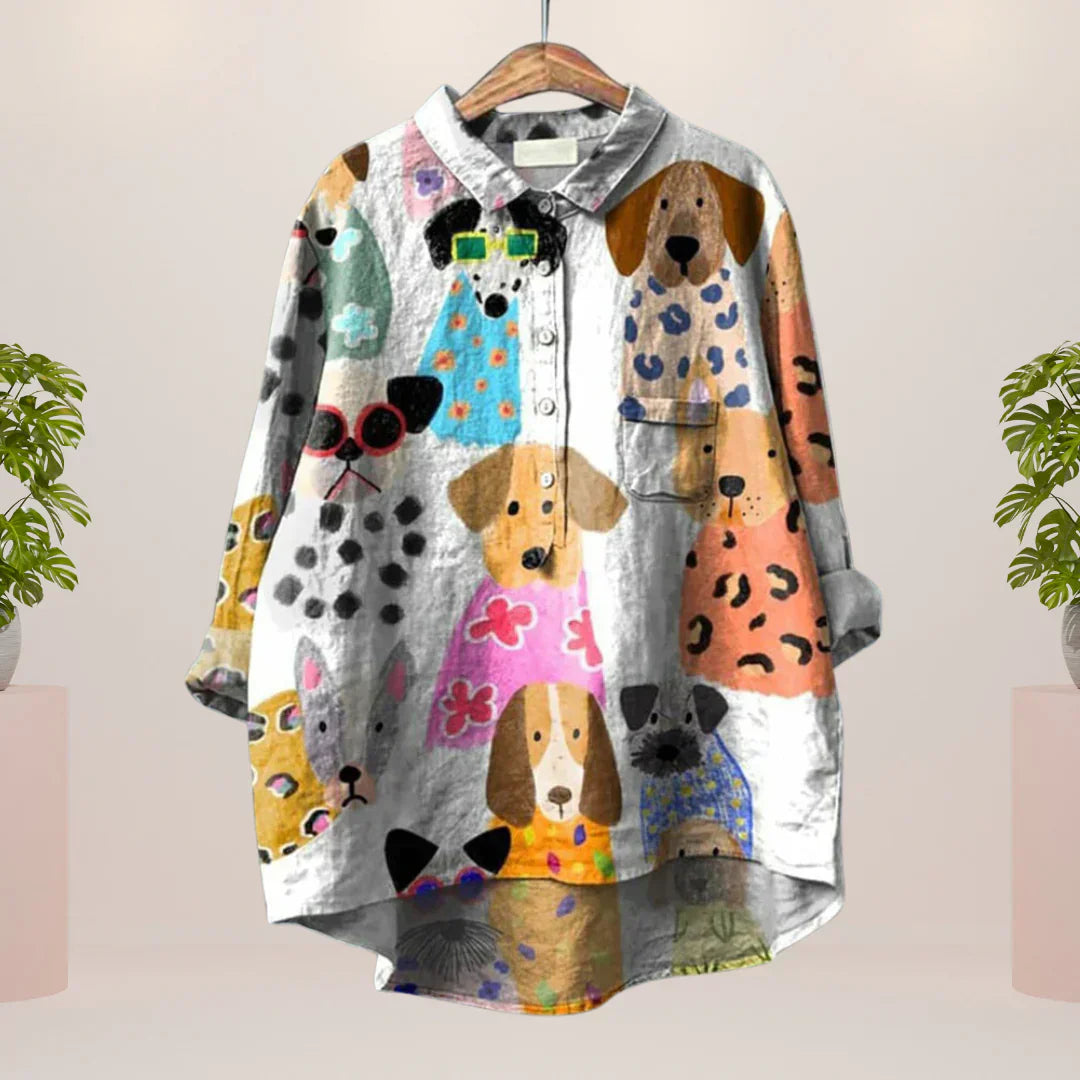 Herren-T-Shirt, künstlerisches Print, Baumwolle, lässige Passform-2