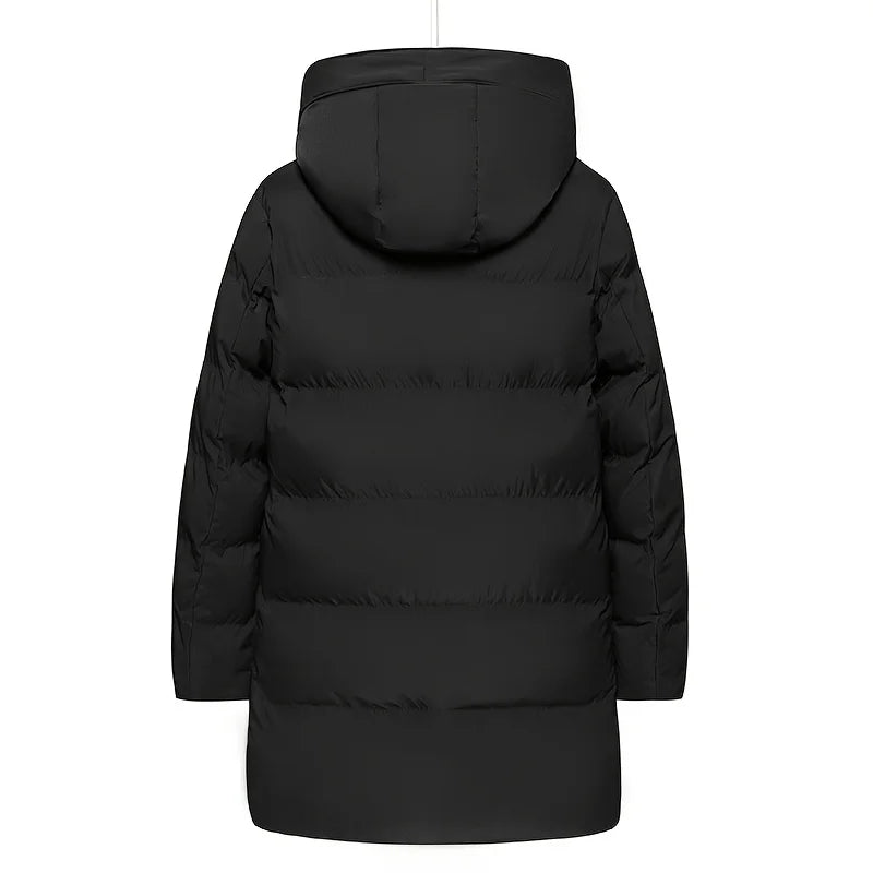 Herren-Winterjacke, elegant, Synthetik, Isolierung-2