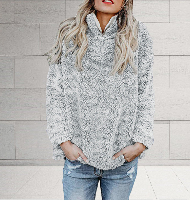 Damen-Strickpullover, klassischer Stil, weiche Baumwolle-3