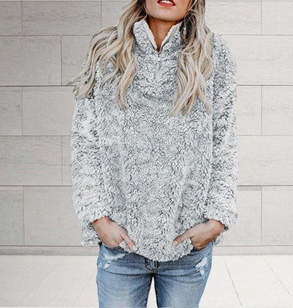 Damen-Strickpullover, klassischer Stil, weiche Baumwolle-3