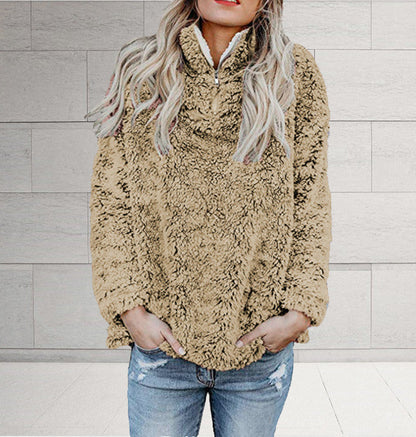 Variant image for Damen-Strickpullover, klassischer Stil, weiche Baumwolle-16