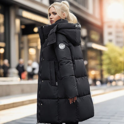 Damenjacke Kapuzenjacke Trendiges Design Polyester und Baumwolle 3