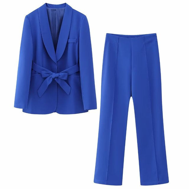 Kostüm für Damen, 2-teilig, Blazer und Hose aus Polyester und Elasthan – elegantes und zeitloses Design 5