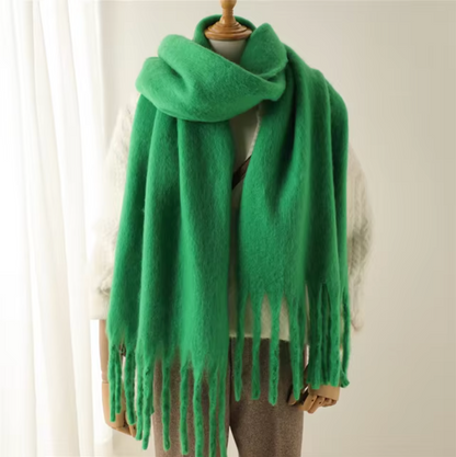 Winterschal für Damen aus kaschmirähnlichem Material mit langen Fransen – Elegantes und vielseitiges Pashmina-Design 18