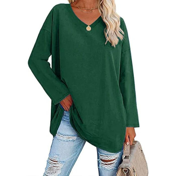 Variant image for Damen-Strickpullover, lässiger weicher Stoff-36