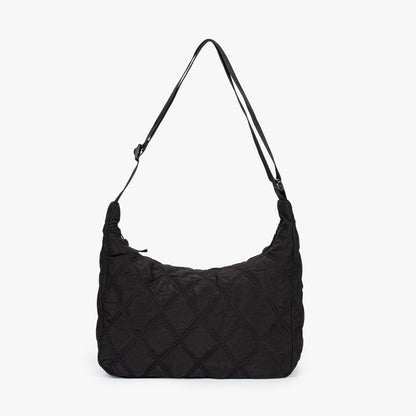 Variant image for Damen-Rucksack, gepolstert, Nylon und Baumwolle mit Rautenmuster-1