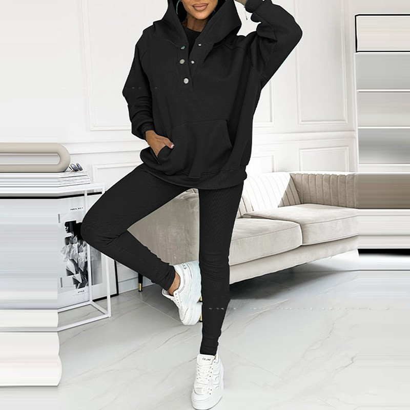Herren-Streetwear-Set aus Oberteil, Jacke und Hose, 100% Baumwolle 4