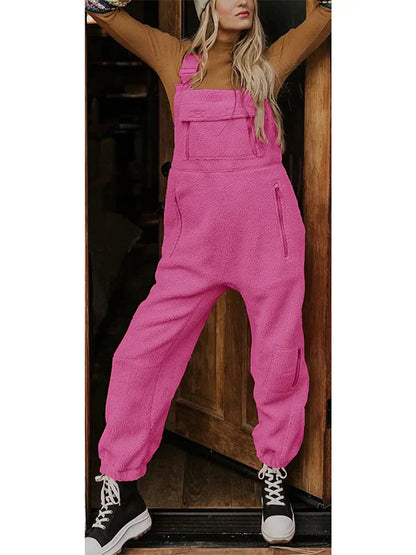 Variant image for Damen-Jumpsuit Fleece mit Reißverschluss Modernes Design-16