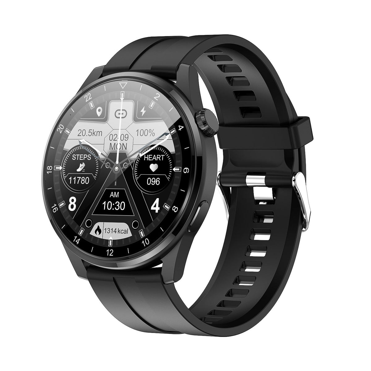Variant image for multifunktionale Smartwatch, Gesundheitsüberwachung, Kunststoff, Silikon-7