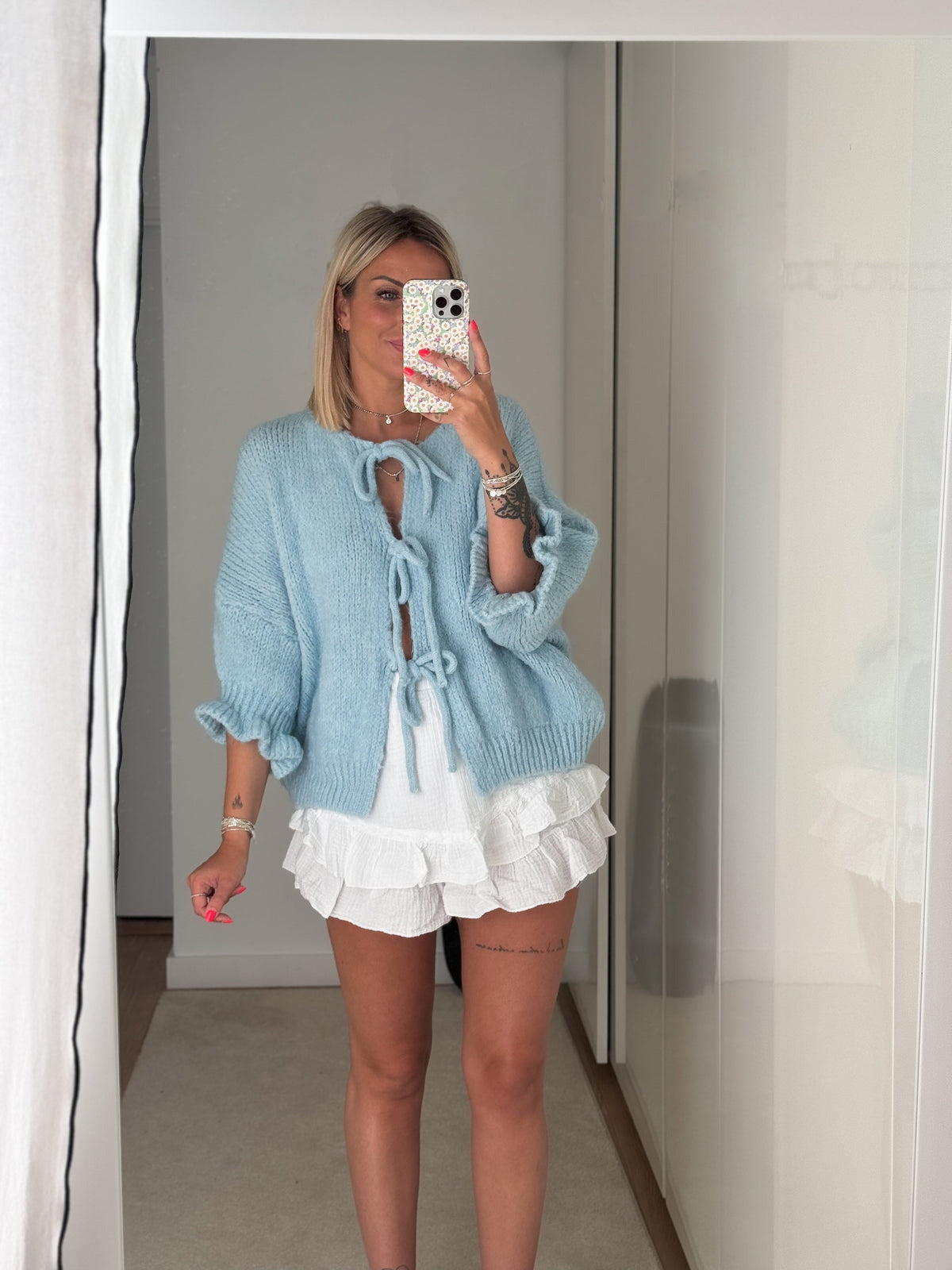 Variantenbild für Damen-Cardigan mit Bindeband aus Polyester-1
