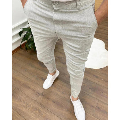 Herren-Hose, weicher Stoff, elegantes Design, normale Passform-4
