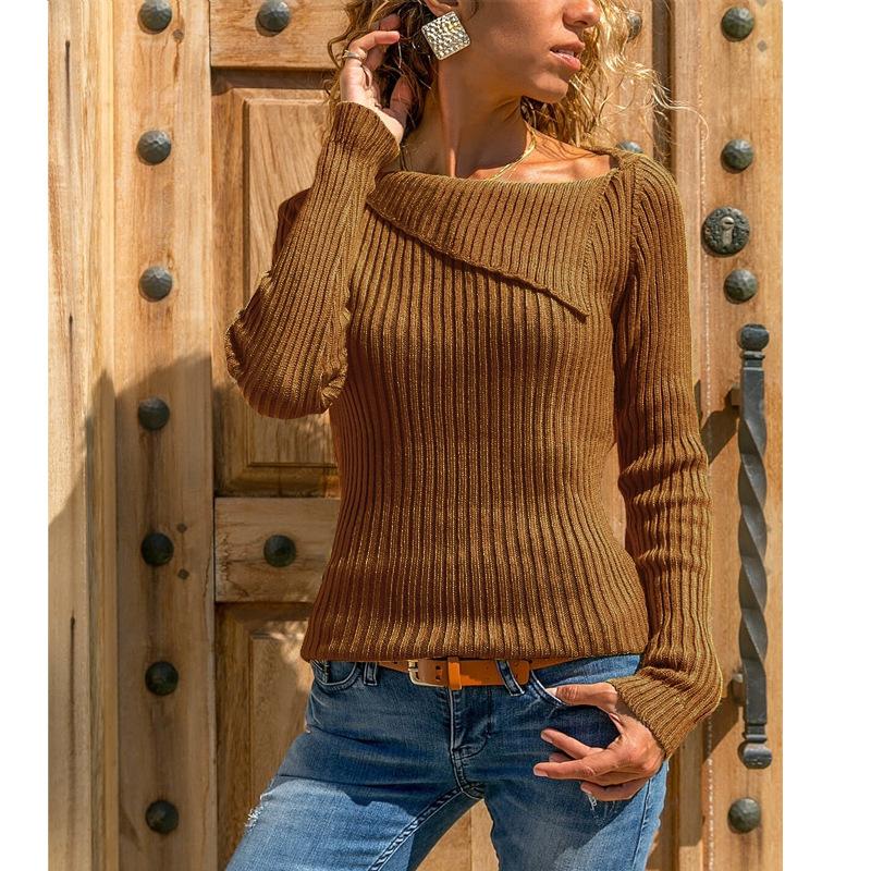Variant image for Damen-Strickpullover, minimalistisches Design aus hochwertigem Material-8