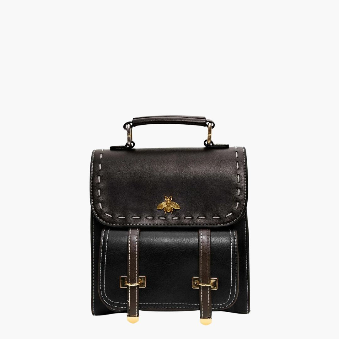 Vintage-Damenrucksack aus veganem Leder mit abnehmbaren Schulterriemen – Multifunktionale und geräumige Handtasche 9