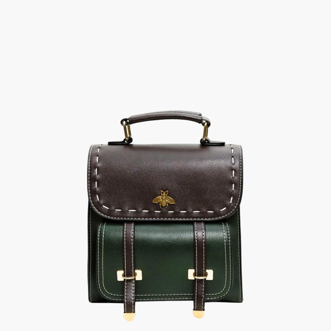 Vintage-Damenrucksack aus veganem Leder mit abnehmbaren Schulterriemen – Multifunktionale und geräumige Handtasche 8