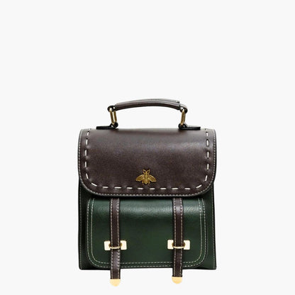 Vintage-Damenrucksack aus veganem Leder mit abnehmbaren Schulterriemen – Multifunktionale und geräumige Handtasche 8