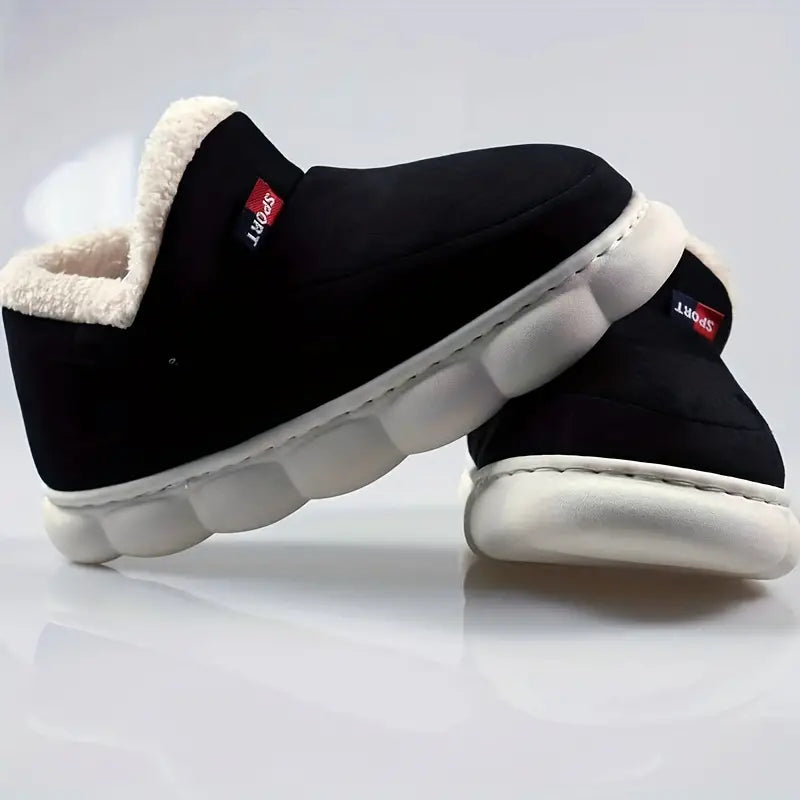 Herrenhausschuhe, klassisch, Slip-on, weiches Material, für Innenbereich und Outdoor 2