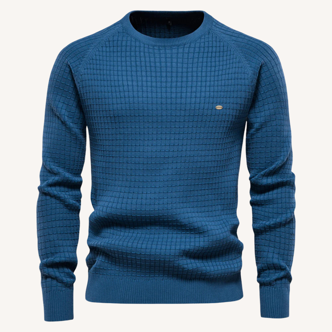 Variant image for Herrenpullover, Slim Fit, zeitloses Premium, Baumwolle-1